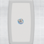 Koala KB301-05 Vertical Surface-Mounted - White Granite